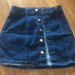 Denim Button Up skirt